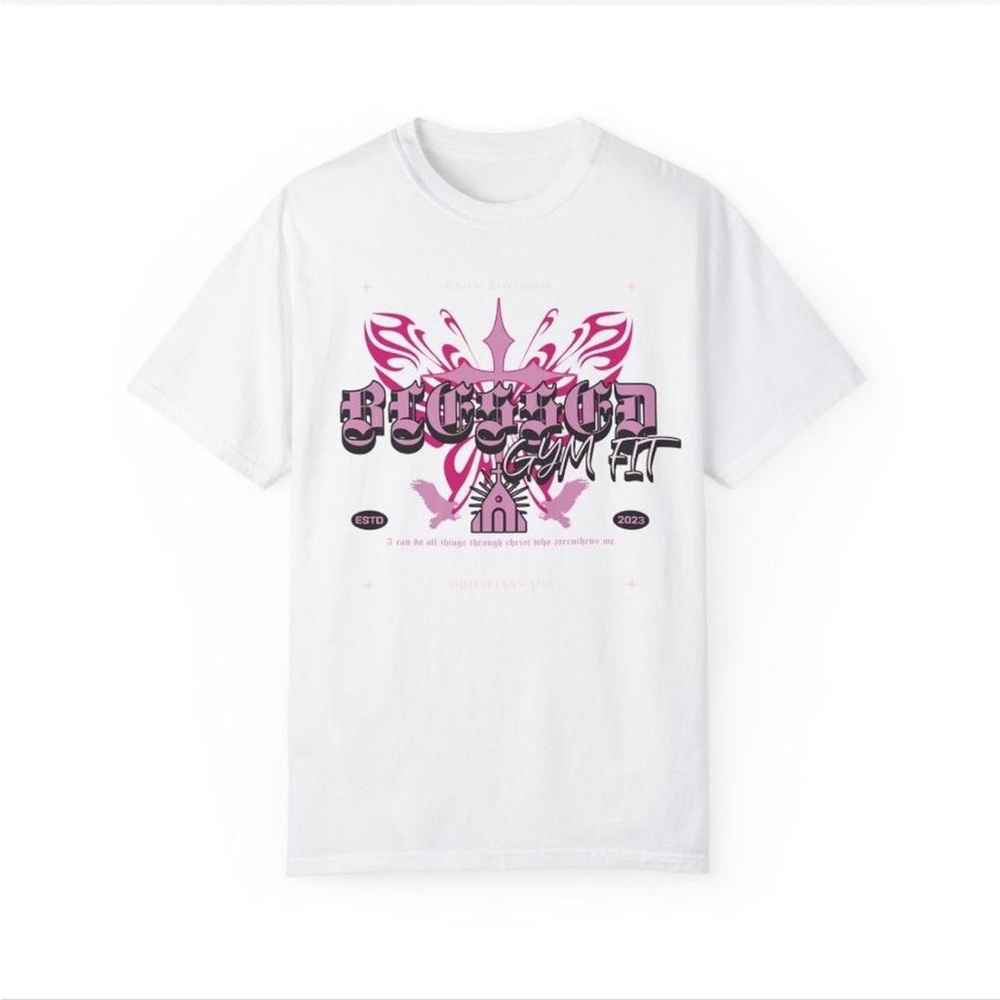 Christian Crewneck Short
Sleeve, Jesus Merch Faith Based Shirt, For Men Women